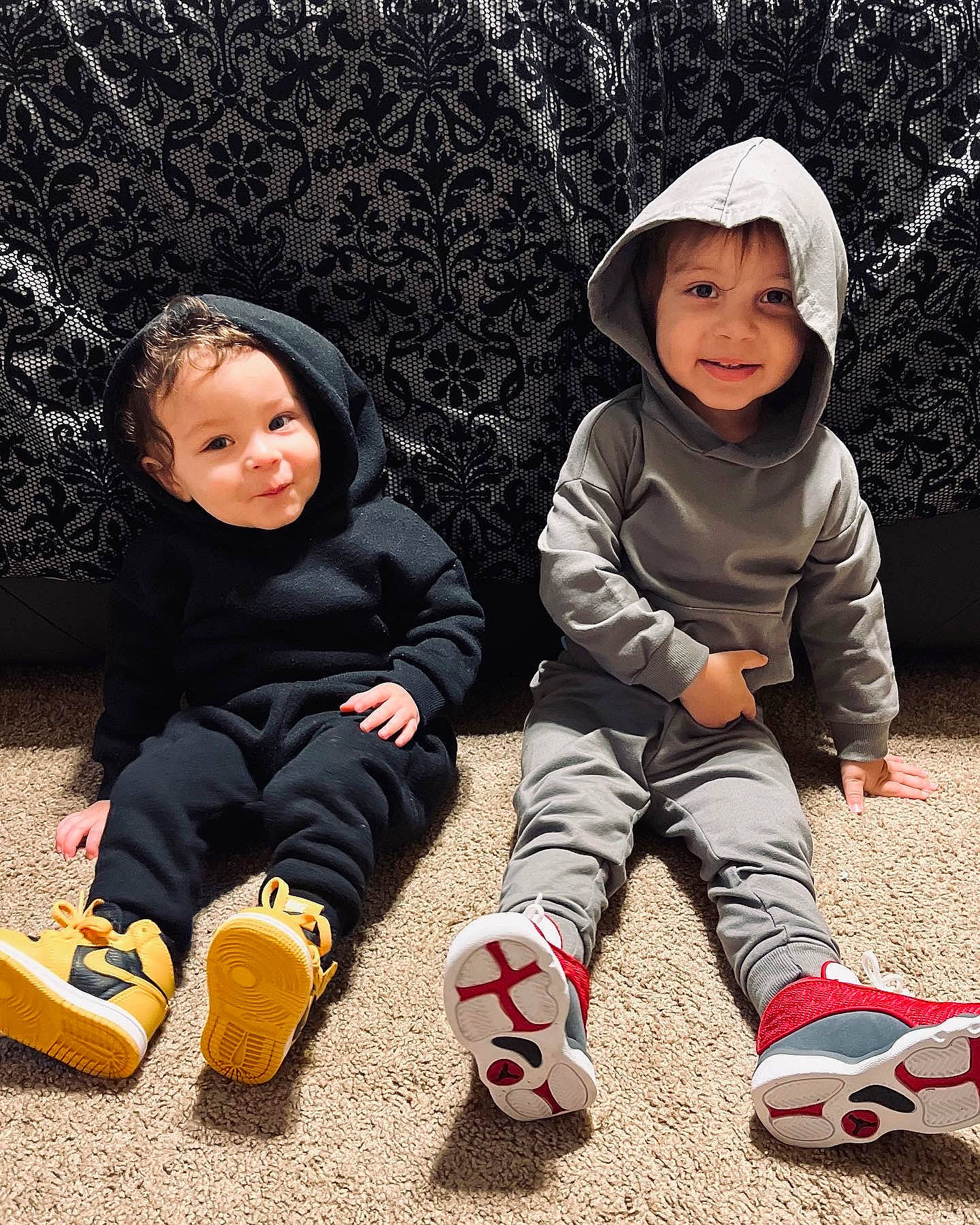 Zakien joined the competition — help win amazing prizes! baby, child, facial_expression, grass, hand, happy, headwear, human, jacket, joy, leg, mammal, outerwear, people_in_nature, person, photograph, skin, sleeve, smile, standing