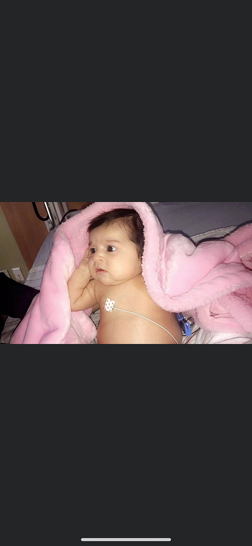 Ocean is registered to the contest to win money with this photo: baby, beauty, cheek, chest, child, eye, eyebrow, face, hair, hand, head, lip, mouth, muscle, neck, nose, person, photography, pink, skin