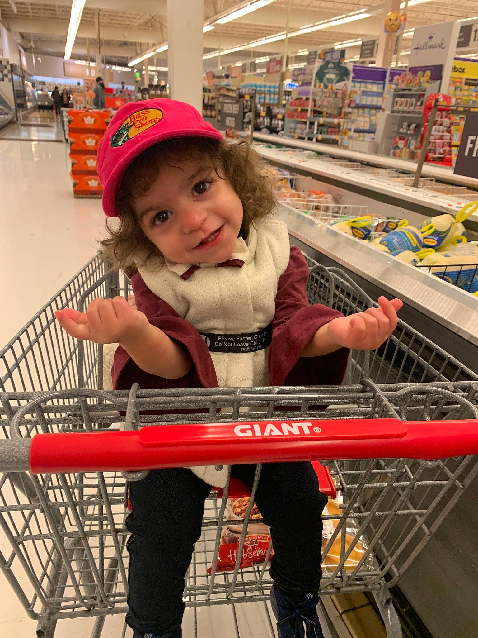 Ocean joined the competition — help win amazing prizes! aisle, building, business, cart, child, fun, grocery_store, joy, person, retail, service, shopping, shopping_cart, shopping_mall, supermarket, toddler, vehicle