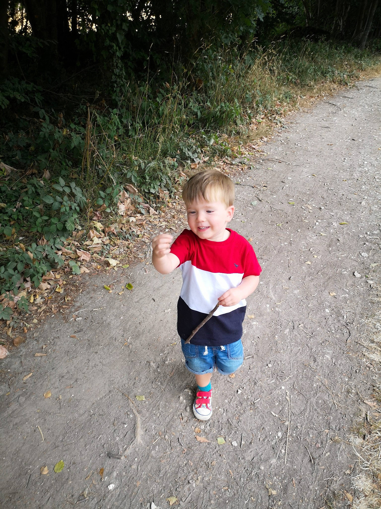 Callum joined the competition — help win amazing prizes! asphalt, baby_toddler_clothing, child, electric_blue, eye, flash_photography, fun, gesture, grass, happy, joy, landscape, leisure, people_in_nature, person, plant, recreation, road, road_surface, soil