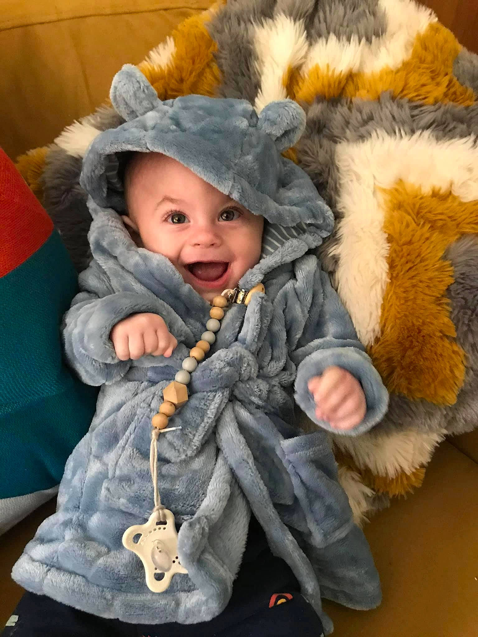 Kylo joined the competition — help win amazing prizes! baby, beauty, child, comfort, eye, face, facial_expression, fur_clothing, glove, happy, headwear, human, jacket, mammal, outerwear, person, skin, smile, textile, toddler