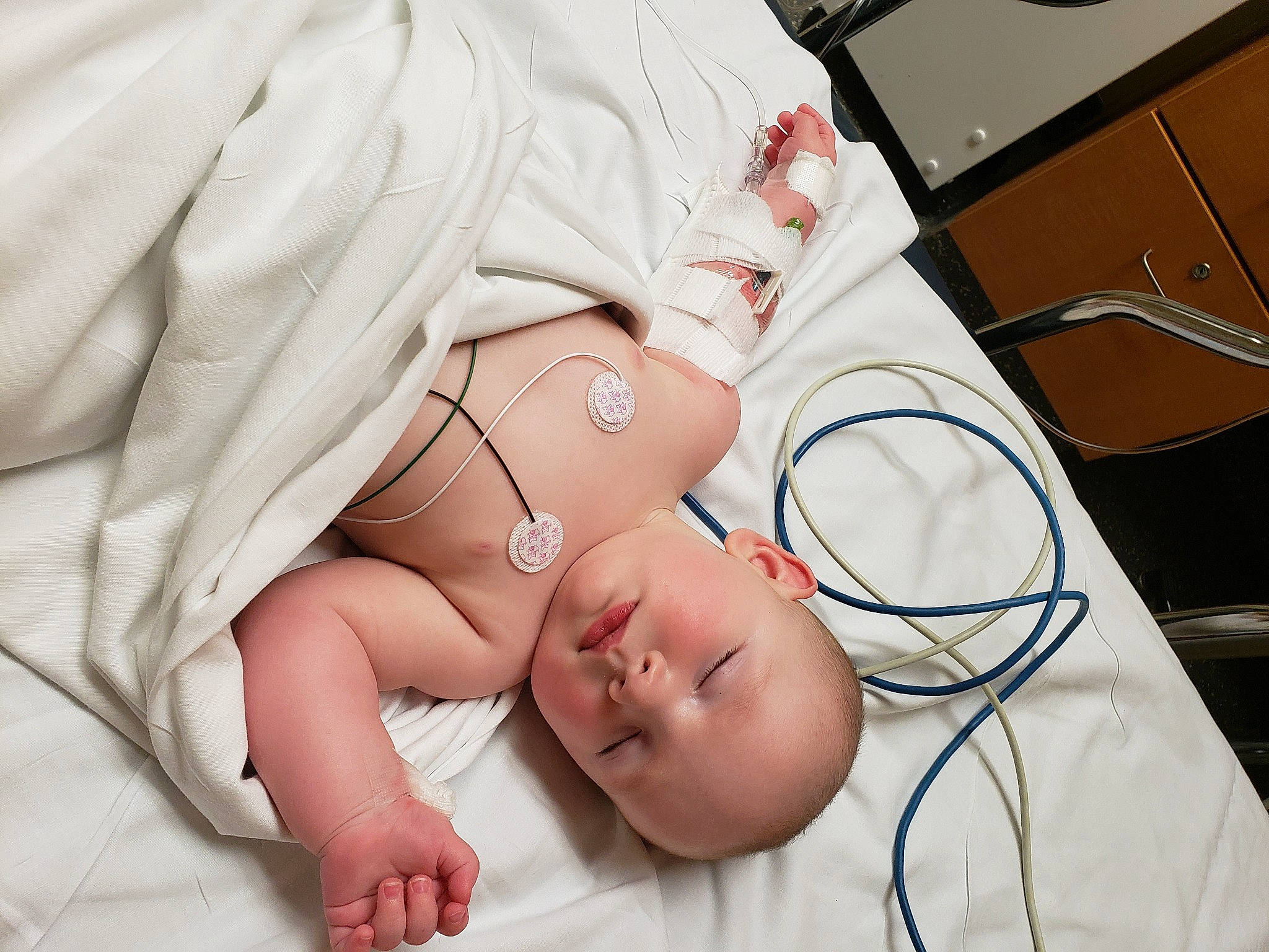 Addie joined the competition — help win amazing prizes! abdomen, baby, chest, comfort, eyelash, gesture, health_care, human_body, joint, knee, leg, medical, medical_equipment, patient, person, service, skin, stomach, thumb, toddler