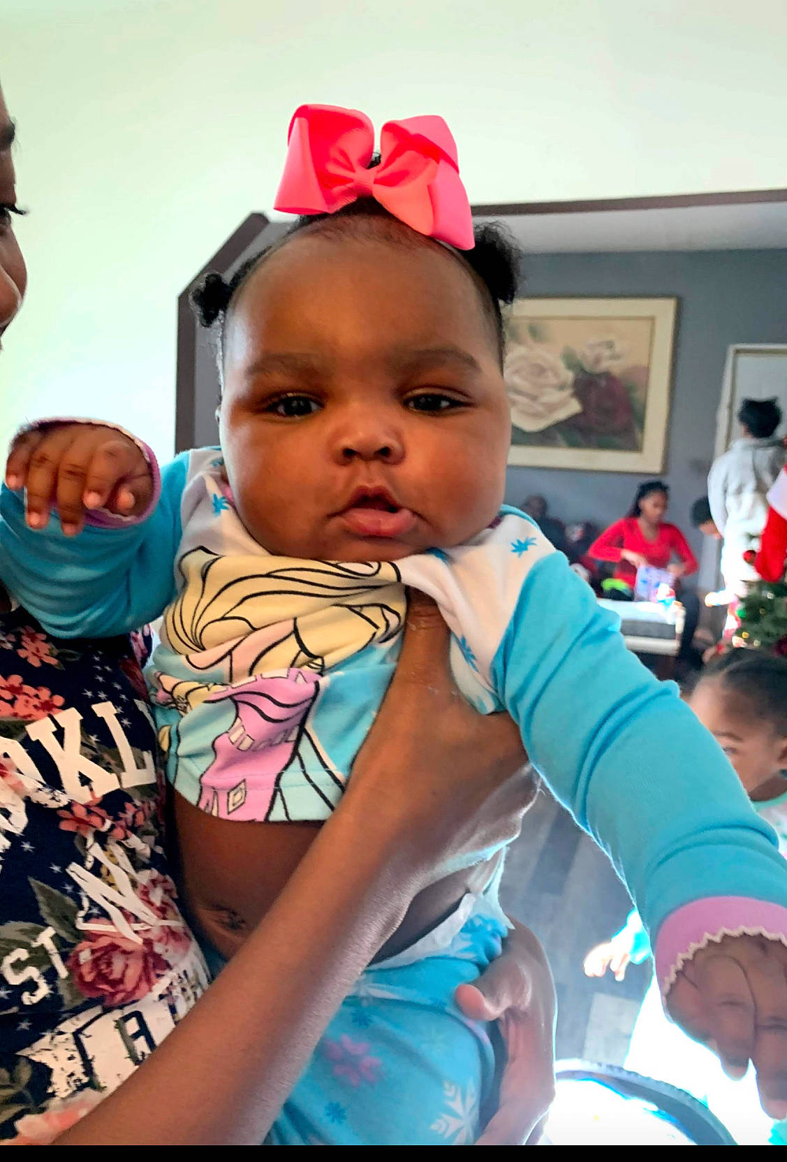 Princess Mccray joined the competition — help win amazing prizes! baby, cap, child, event, facial_expression, fashion, fashion_accessory, fun, hairstyle, happy, human, jewellery, leisure, person, picture_frame, pink, product, recreation, skin, t_shirt