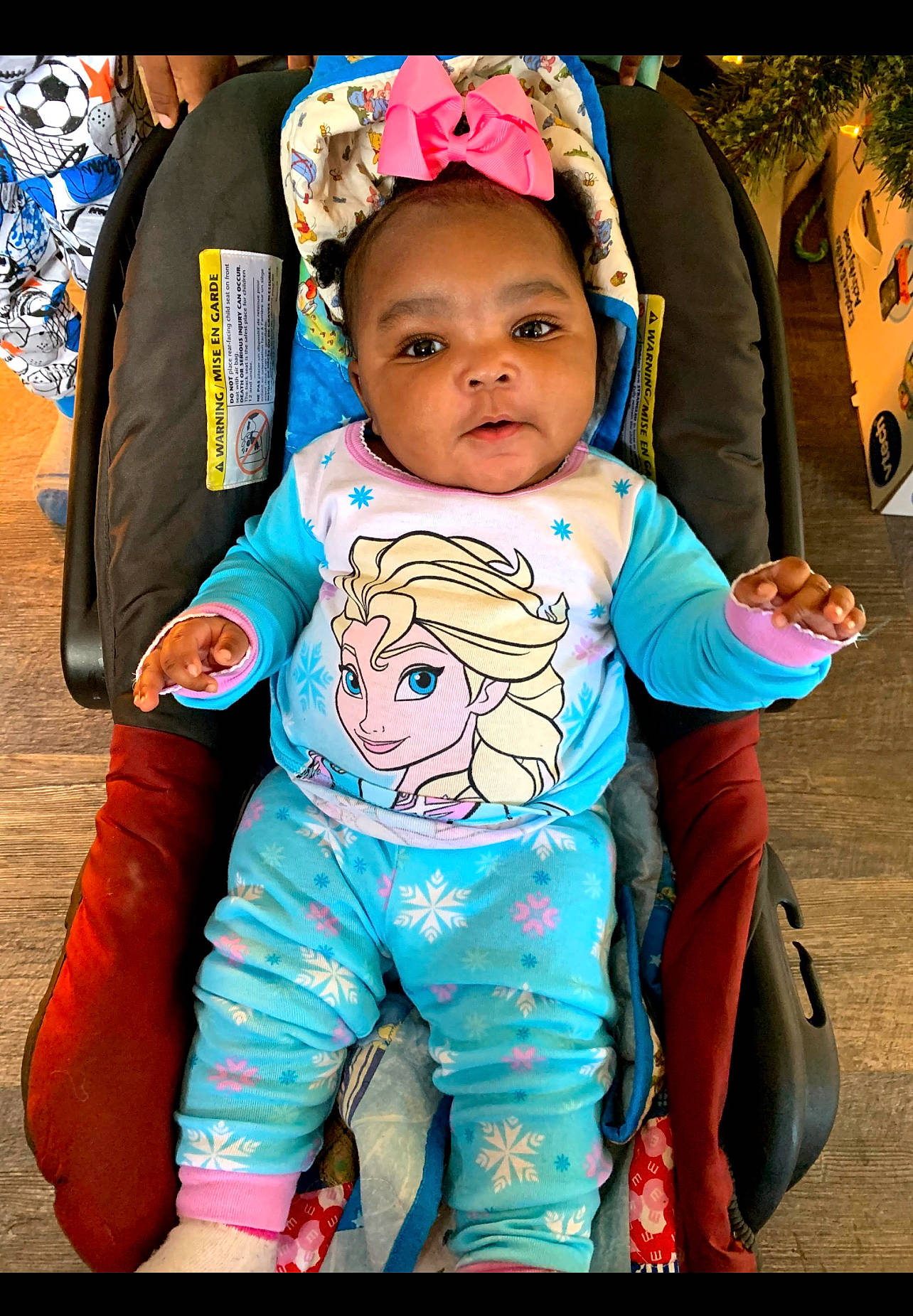 Princess Mccray joined the competition — help win amazing prizes! baby, baby_products, baby_toddler_clothing, blue, cheek, child, cool, event, eye, fashion_accessory, fun, happy, head, outerwear, person, personal_protective_equipment, pink, skin, sleeve, t_shirt