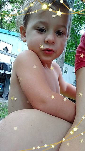 Lyle joined the competition — help win amazing prizes! arm, chest, child, person, skin, smile, toddler