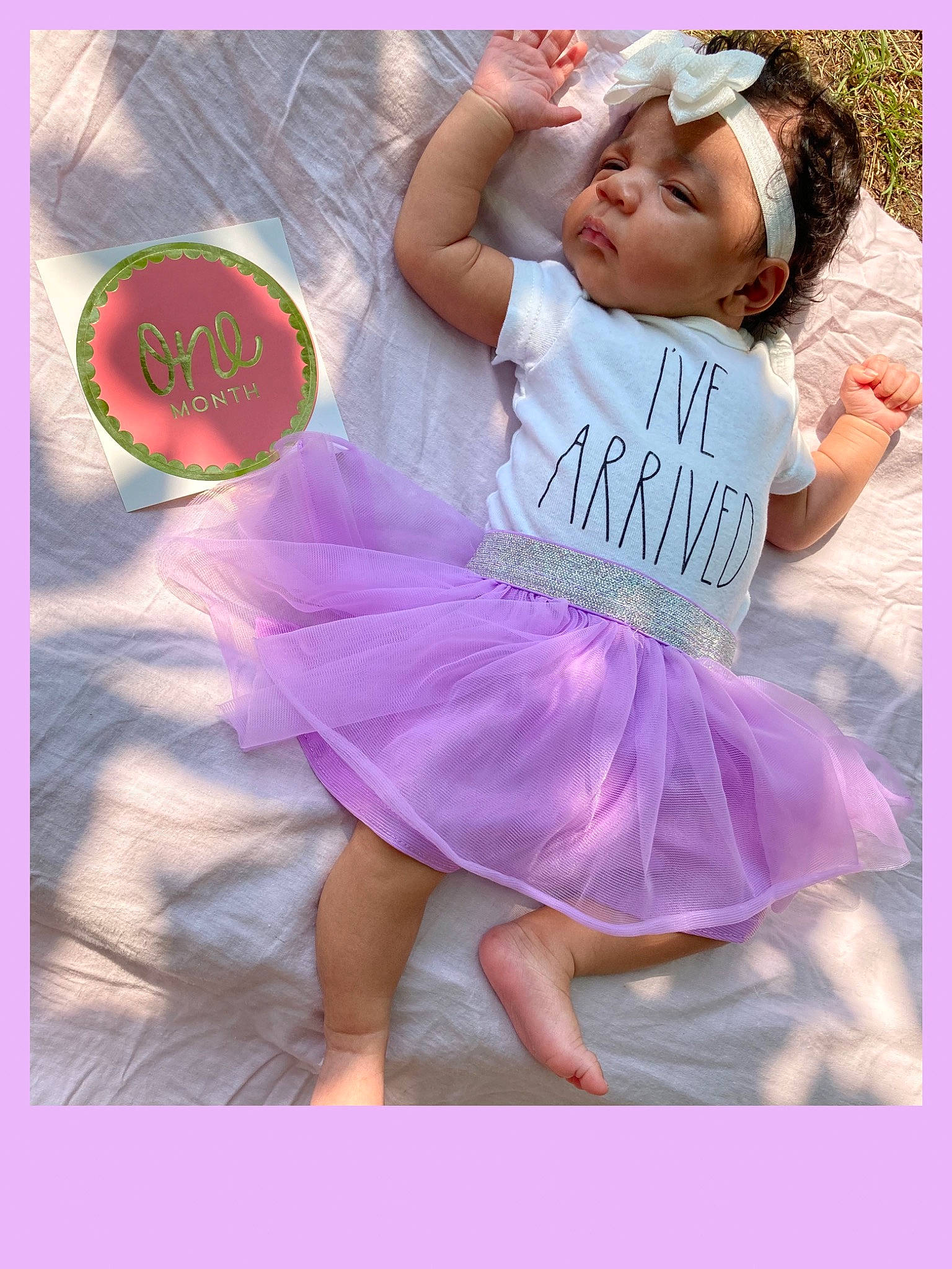 Ya Vanii is registered to the contest to win money with this photo: baby_toddler_clothing, barefoot, beauty, child, fashion_accessory, foot, fun, happy, leisure, magenta, pattern, person, pink, purple, sitting, sleeve, smile, snapshot, thigh, toddler