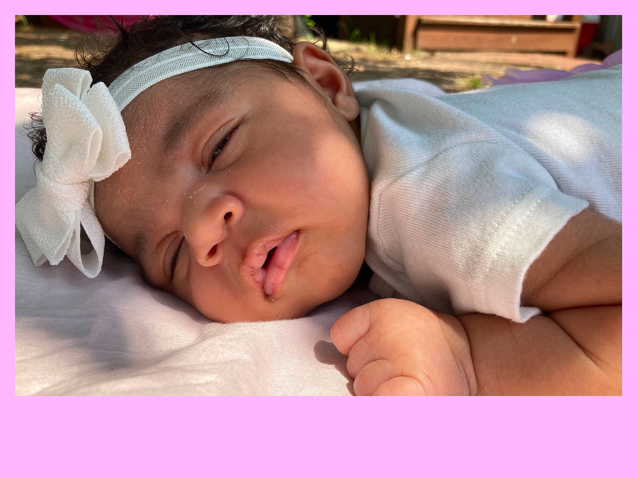 Ya Vanii joined the competition — help win amazing prizes! baby, baby_sleeping, baby_toddler_clothing, bedtime, cap, cheek, child, comfort, eyelash, fashion_accessory, hair_accessory, happy, headband, headgear, headpiece, headwear, linens, person, pink, skin