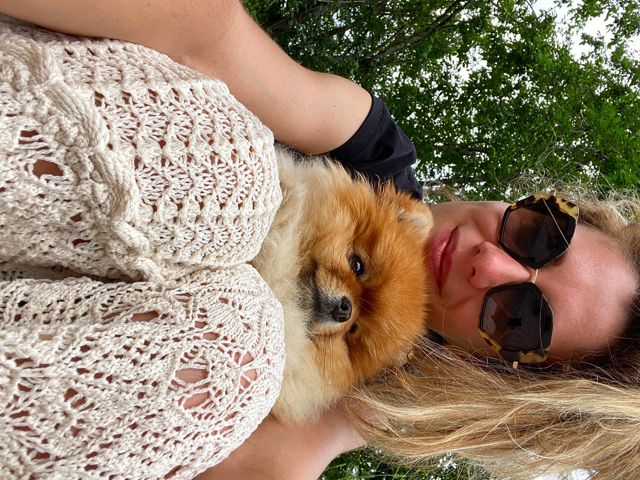 Punky a rejoint le concours — aidez-le/la à gagner de superbes lots ! carnivore, child, companion_dog, dog, dog_breed, eyewear, fashion_accessory, fawn, fur, glasses, goggles, grass, happy, hat, pattern, people_in_nature, sunglasses, toy_dog, tree, whiskers