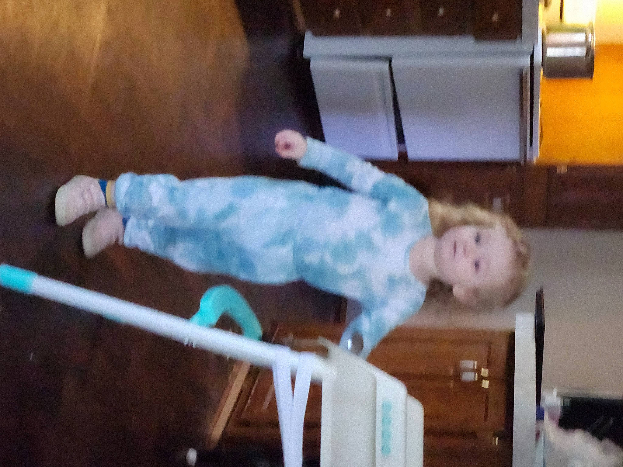 Crystal joined the competition — help win amazing prizes! baby, baby_products, baby_safety, baby_toddler_clothing, child, comfort, elbow, electric_blue, event, flooring, fun, hardwood, person, room, sitting, toddler, wood