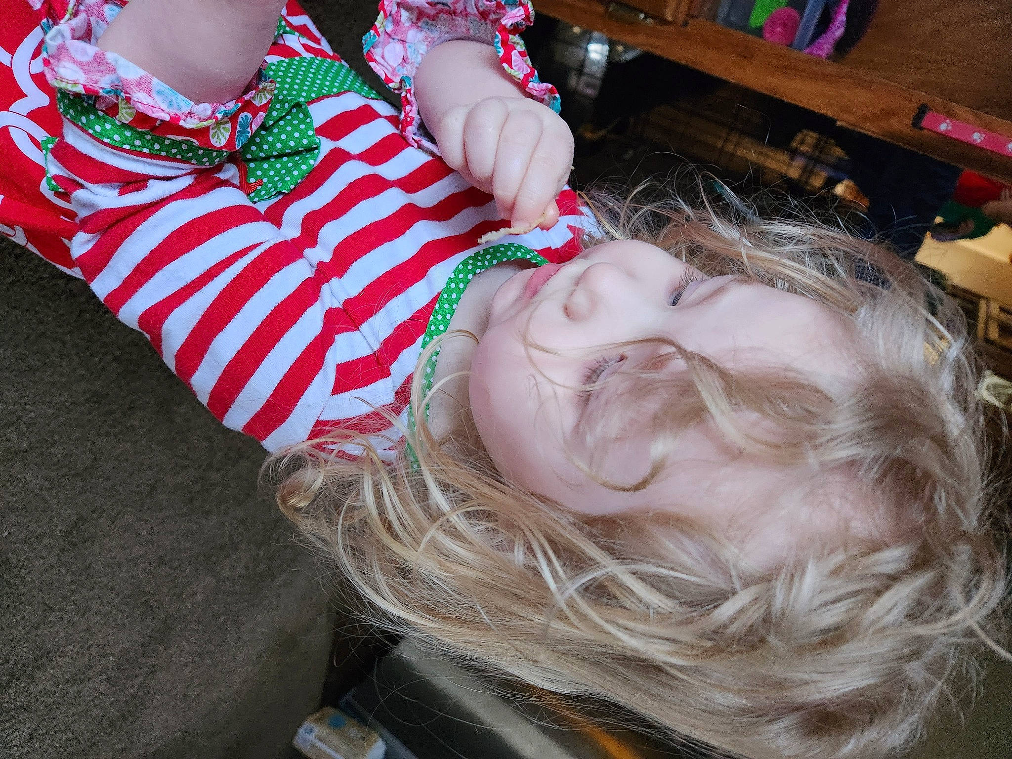 Crystal joined the competition — help win amazing prizes! child, event, eyelash, fashion_accessory, flesh, fun, hair_coloring, happy, holiday, human_leg, nail, pattern, person, shelf, throat, toddler, wrist