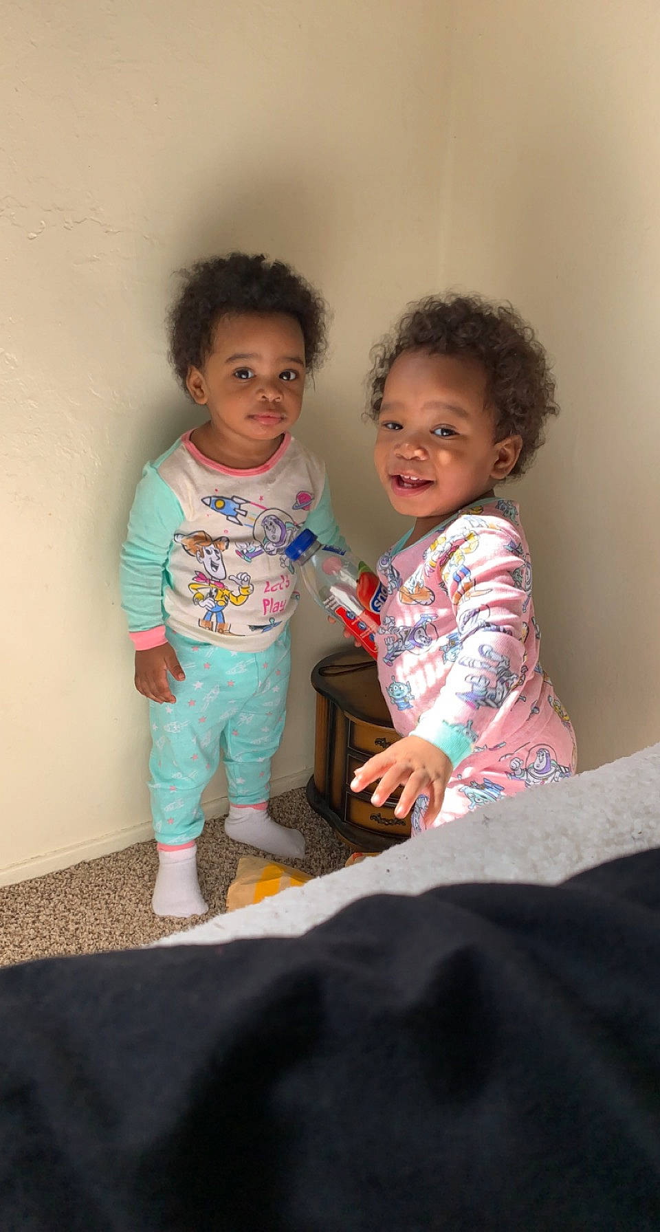 Tori And True joined the competition — help win amazing prizes! baby_toddler_clothing, beauty, cheek, child, comfort, facial_expression, fun, gesture, happy, head, iris, joint, nose, person, pink, shoulder, skin, sleeve, smile, standing