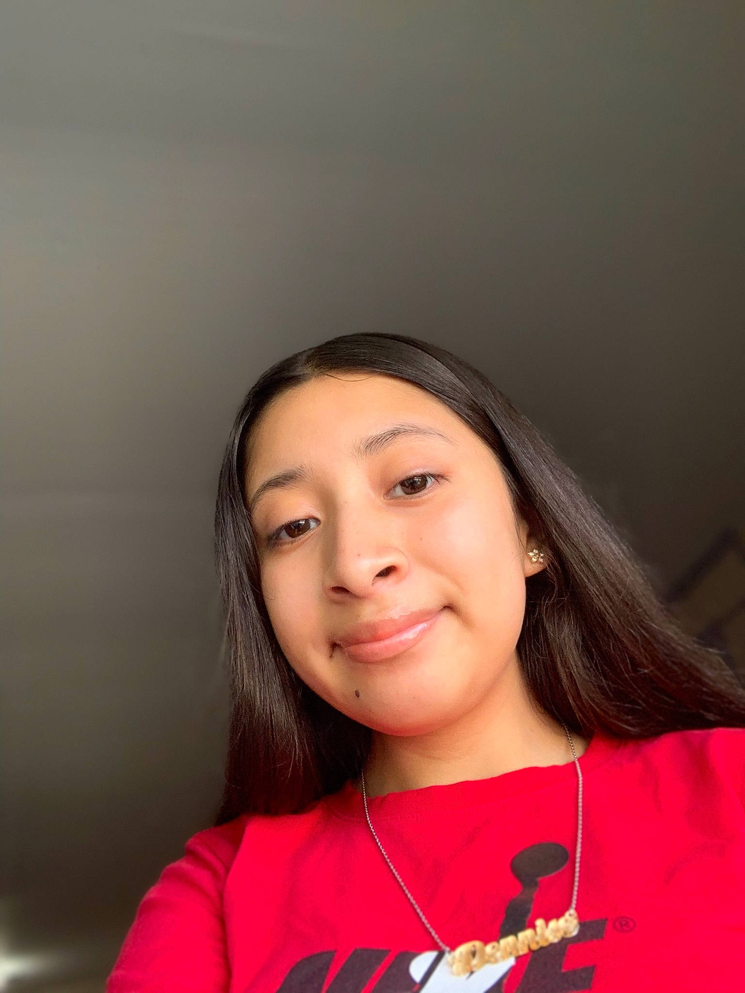 Dennise is registered to the contest to win money with this photo: beauty, black_hair, cheek, chin, eyebrow, face, forehead, hair, hairstyle, joy, lip, long_hair, mouth, neck, person, skin, smile