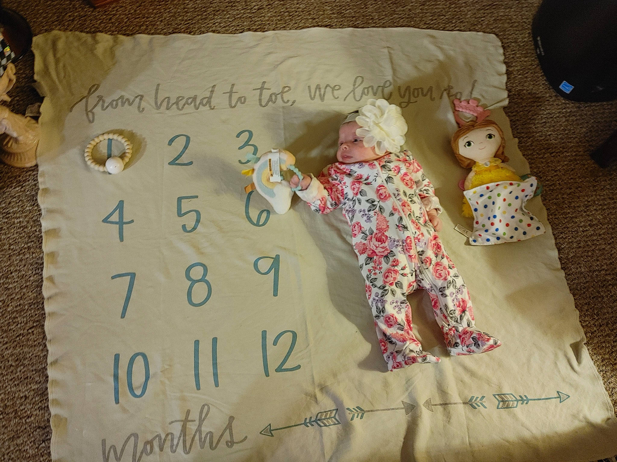 Saffire joined the competition — help win amazing prizes! baby, baby_toddler_clothing, baby_toys, bedding, child, craft, doll, font, handwriting, linens, pattern, person, product, rectangle, room, sleeve, stuffed_toy, textile, toy, wood