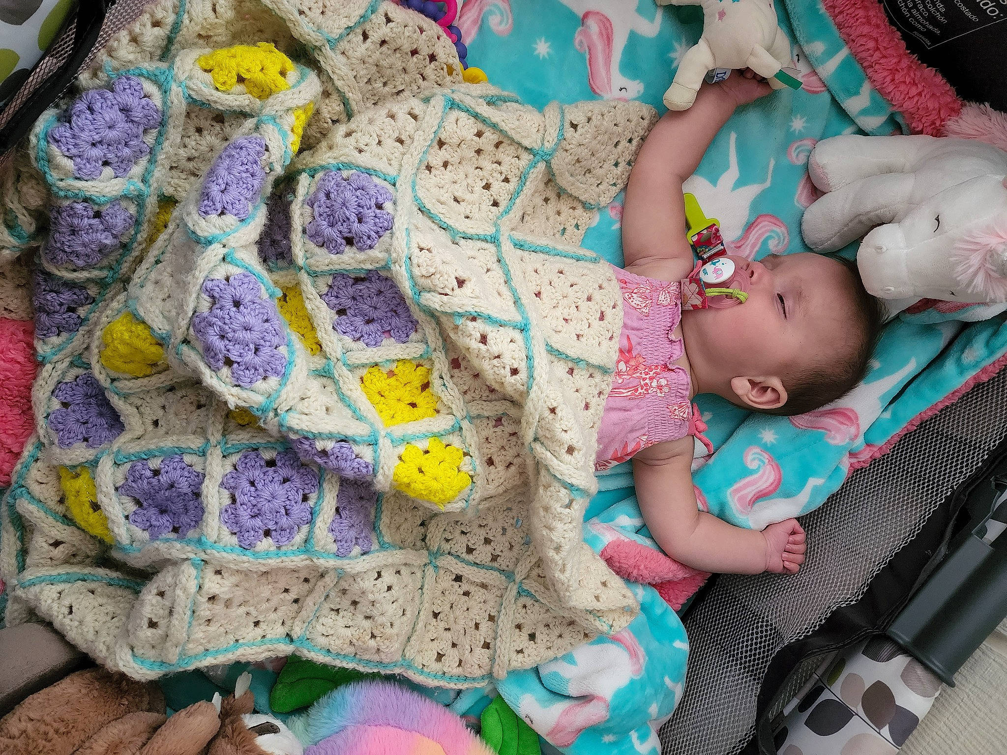 Kynslee joined the competition — help win amazing prizes! baby, baby_products, baby_toddler_clothing, bedtime, child, comfort, design, green, linens, nap, pattern, person, plastic, product, purple, room, sitting, sleep, textile, toddler