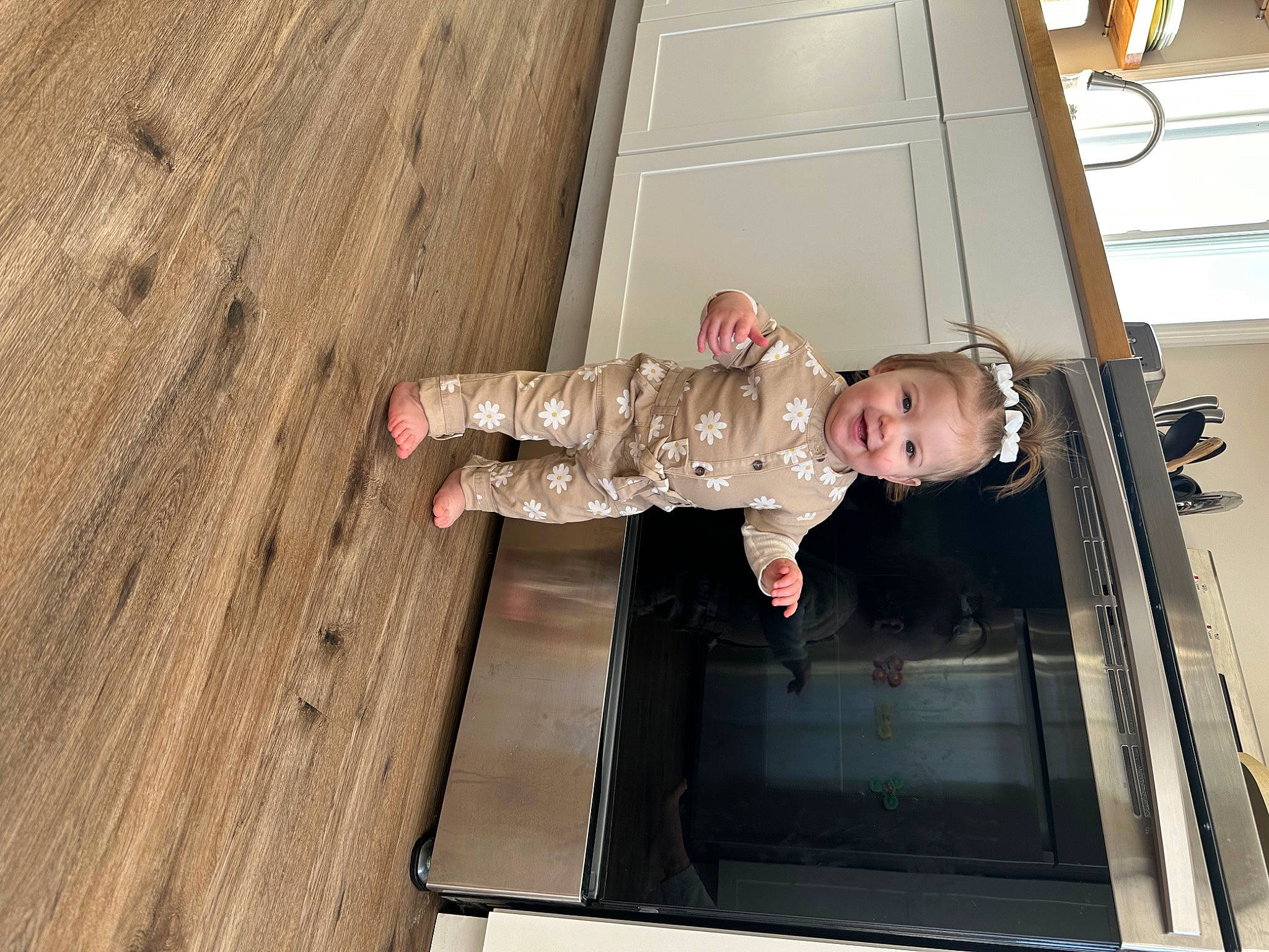 Cove is registered to the contest to win money with this photo: baby, baby_toddler_clothing, child, flooring, fun, hardwood, joy, laminate_flooring, lumber, pattern, person, plank, plywood, sleeve, smile, toddler, varnish, wood, wood_flooring, wood_stain
