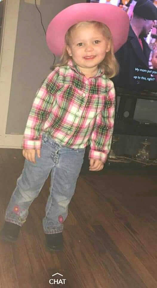 Kc Anne is registered to the contest to win money with this photo: child, child_model, design, jeans, joy, outerwear, pattern, person, pink, plaid, standing, tartan, toddler