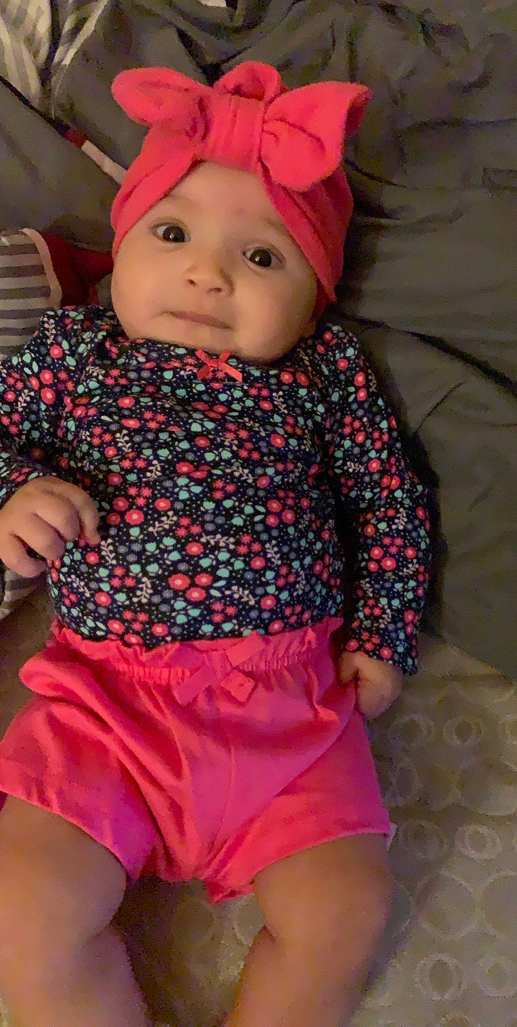 Aiyanalis joined the competition — help win amazing prizes! baby, baby_products, baby_toddler_clothing, cheek, child, clothing, headgear, person, pink, toddler