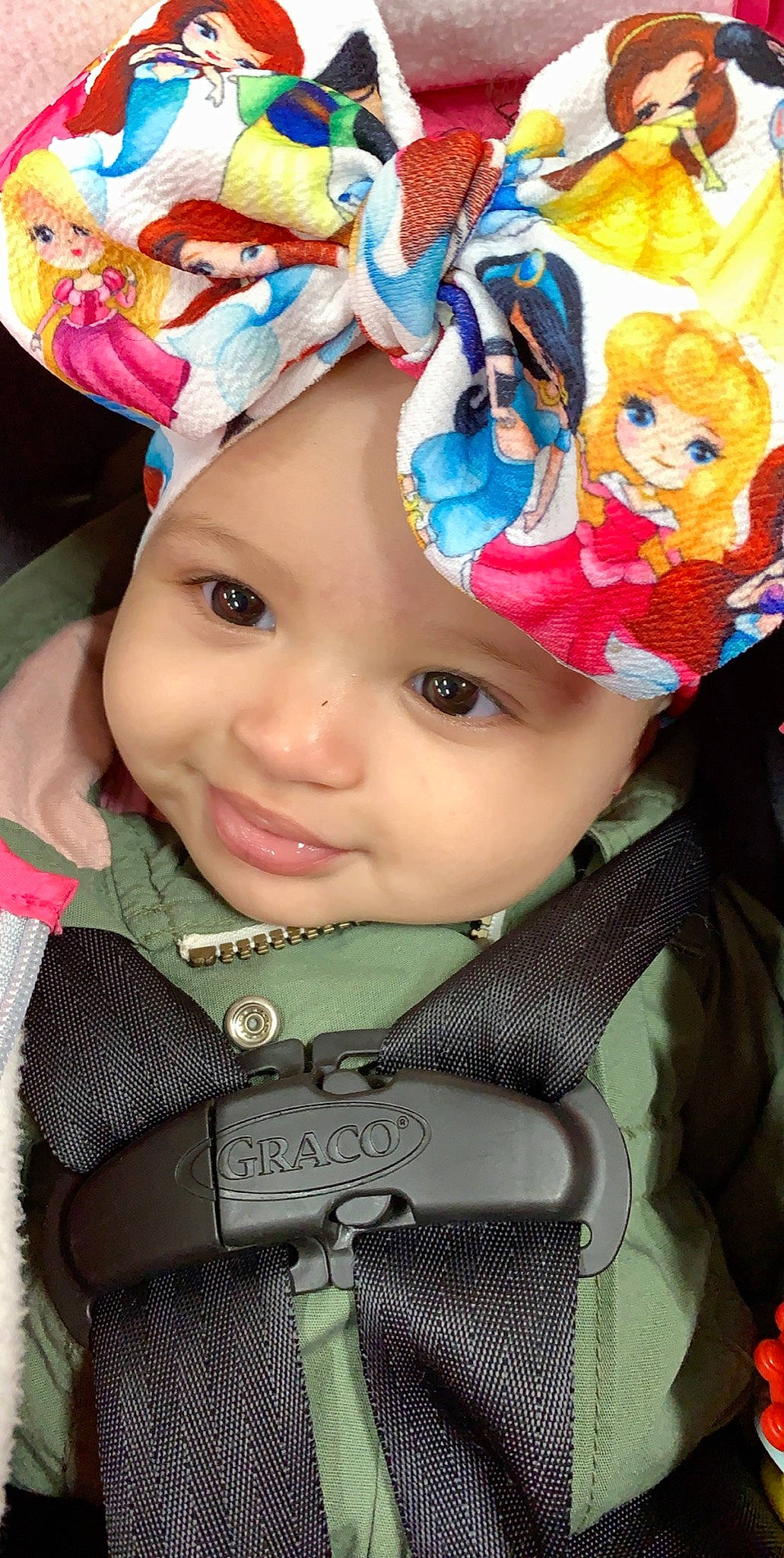 Aiyanalis joined the competition — help win amazing prizes! baby, cheek, child, ear, fashion_accessory, hair_accessory, head, headband, headgear, person, product, toddler