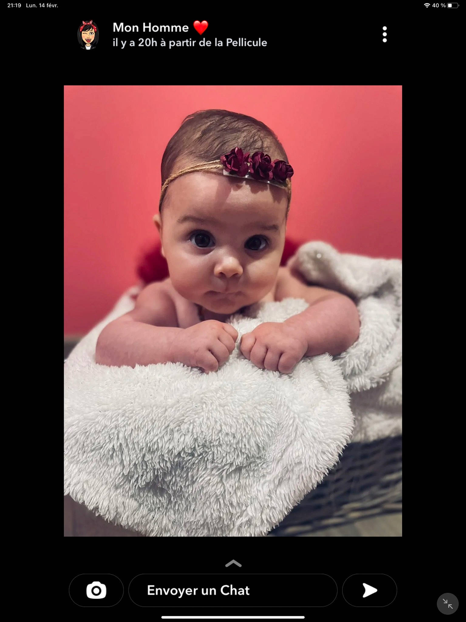 Ruby a rejoint le concours — aidez-le/la à gagner de superbes lots ! art, baby, beauty, electronic_device, eyelash, facial_expression, finger, flash_photography, font, gadget, gesture, happy, human, nose, output_device, people, person, screenshot, skin, technology