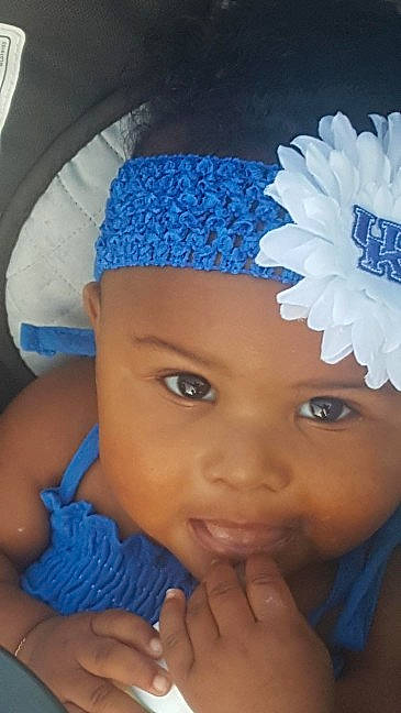 Malani joined the competition — help win amazing prizes! baby, blue, bonnet, cap, child, clothing, fashion_accessory, forehead, hair_accessory, head, headband, headgear, headpiece, person, toddler