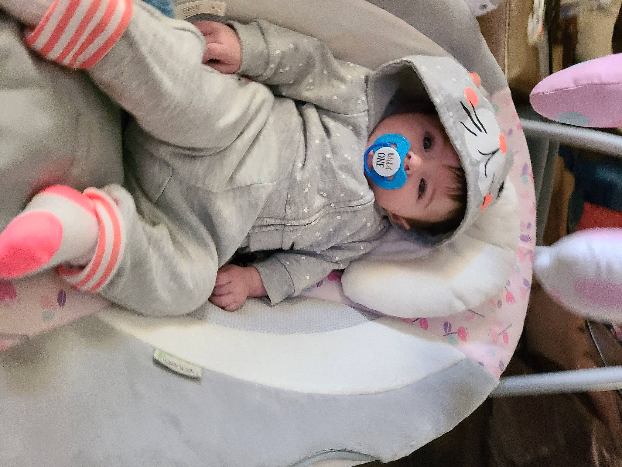 Stormy is registered to the contest to win money with this photo: baby, child, headwear, person