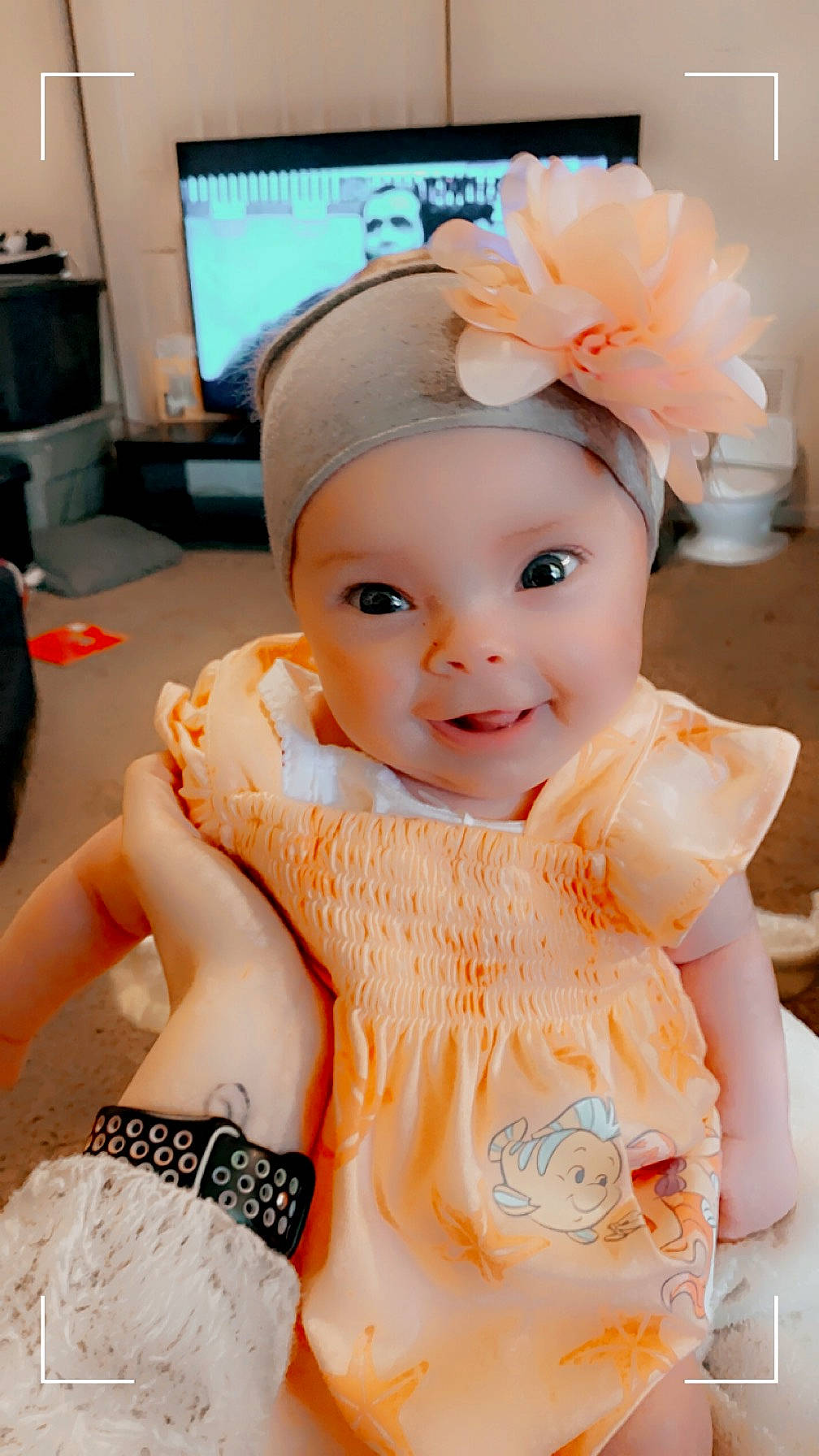 Nova joined the competition — help win amazing prizes! baby, baby_toddler_clothing, cap, child, clothing, eye, face, happy, hat, headband, headpiece, headwear, home_appliance, jewellery, joy, peach, person, pink, skin, smile