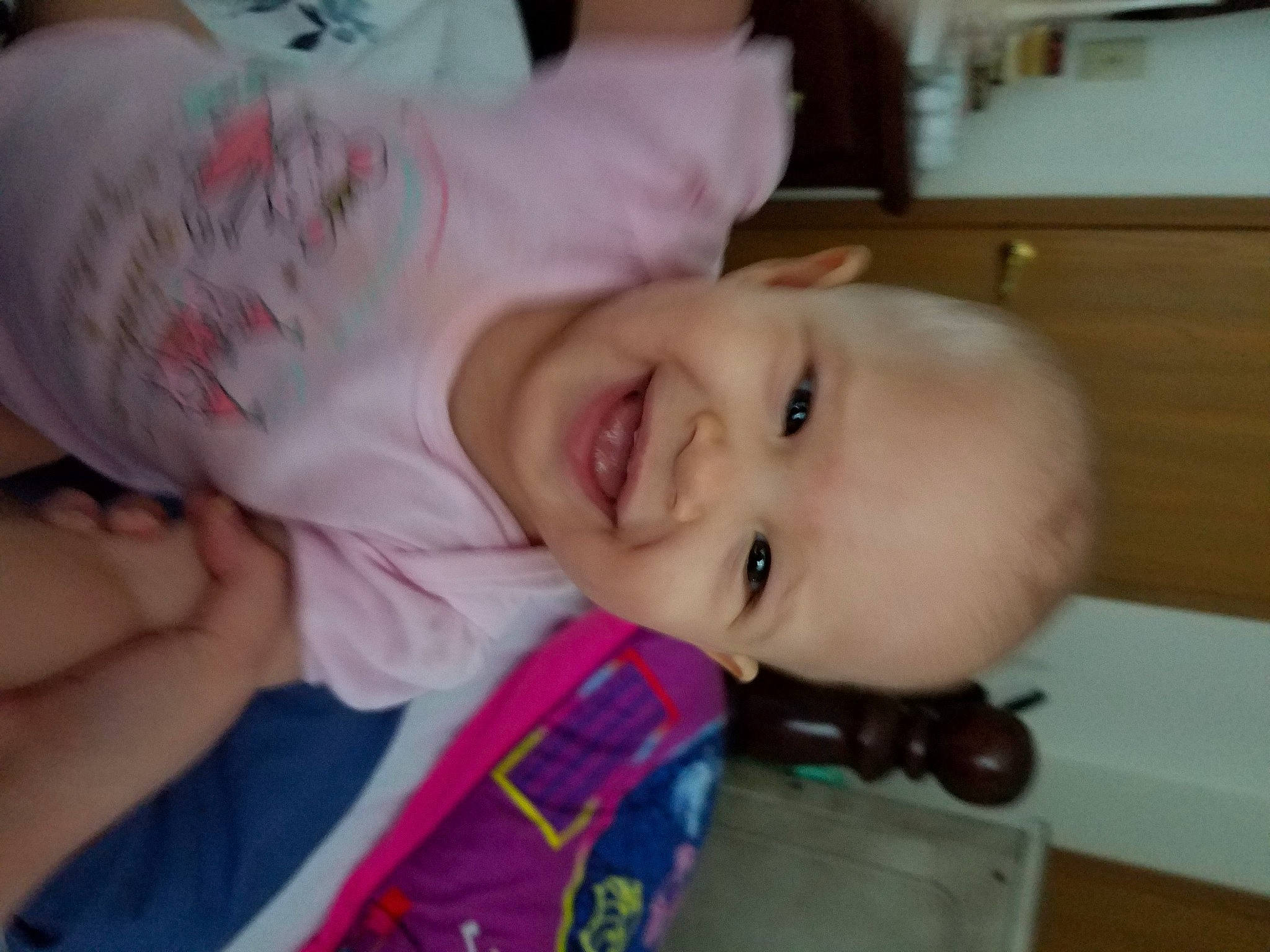 Jayda is registered to the contest to win money with this photo: baby, baby_toddler_clothing, cheek, child, ear, eyelash, finger, fun, gesture, happy, iris, jaw, joy, lip, mouth, nose, person, smile, toddler, tooth