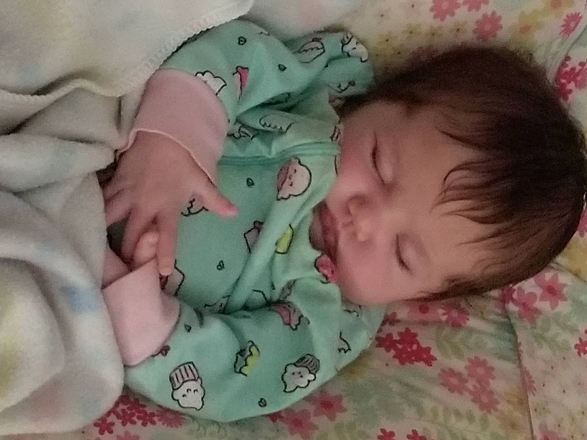 Greysen joined the competition — help win amazing prizes! baby, baby_products, baby_sleeping, baby_toddler_clothing, bedtime, cheek, child, chin, comfort, eye, face, head, linens, nose, pattern, person, pink, skin, sleeve, textile