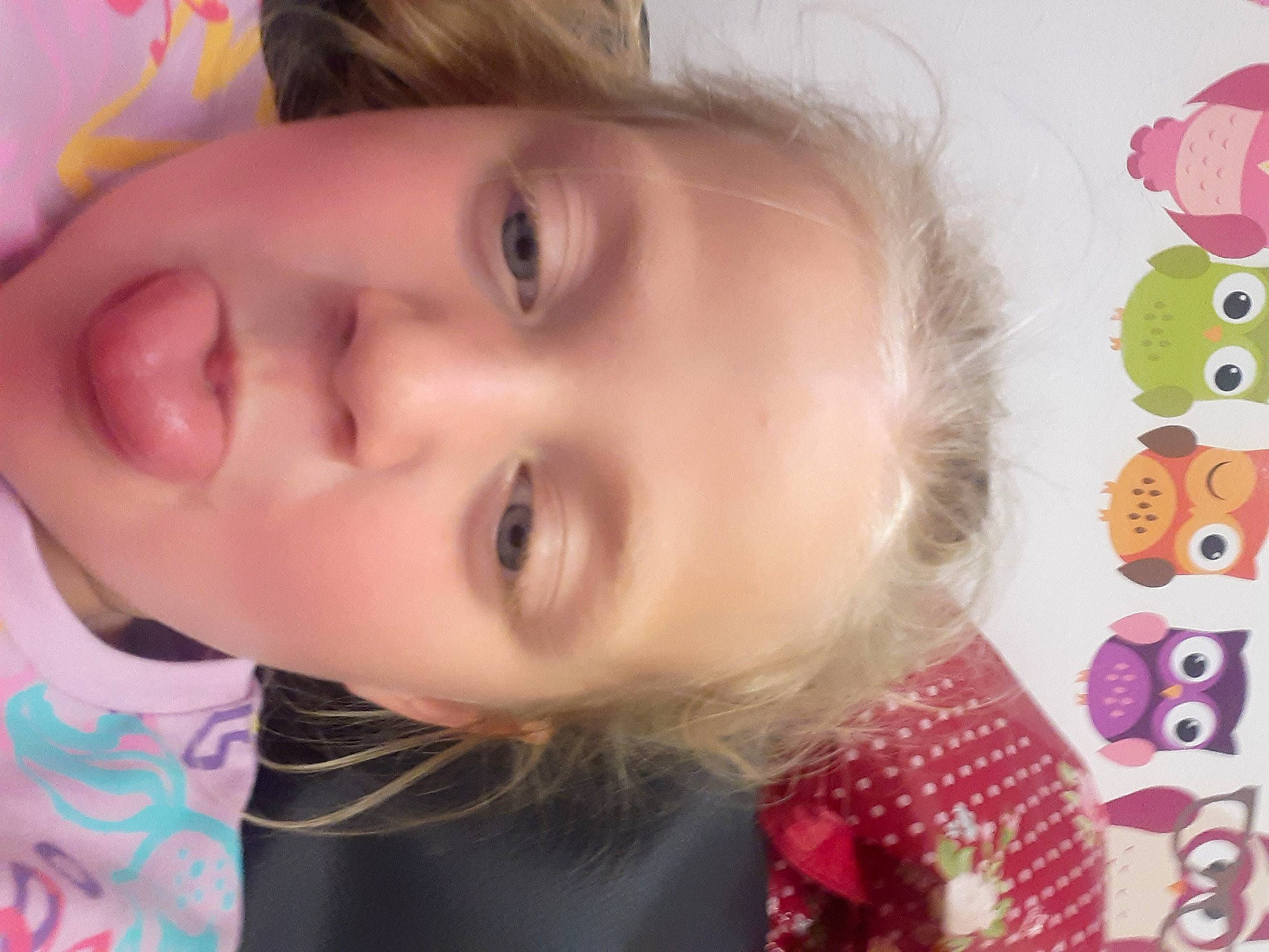 Daisy-mae is registered to the contest to win money with this photo: brown_hair, cheek, child, chin, ear, eyelash, fun, hairstyle, happy, head, iris, jaw, lip, mouth, neck, nose, person, pink, skin, smile