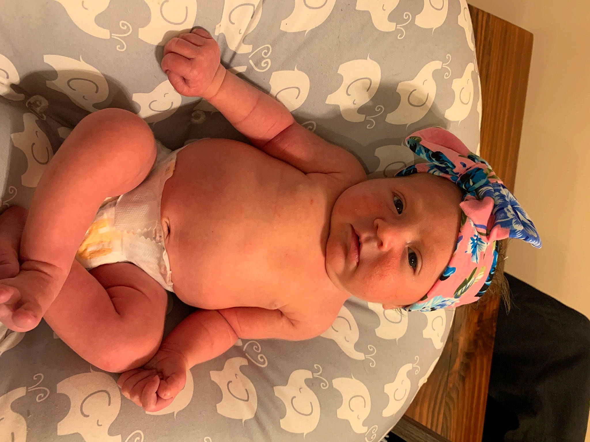 Willa joined the competition — help win amazing prizes! arm, baby, child, ear, finger, headwear, leg, mouth, muscle, person, toddler