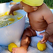 Ohanna joined the competition — help win amazing prizes! baby, baby_bathing, baby_playing_with_toys, baby_products, bath_toy, bathing, chest, child, citrus, fun, leisure, meyer_lemon, product, recreation, sweet_lemon, thigh, toddler, toy, water, yellow