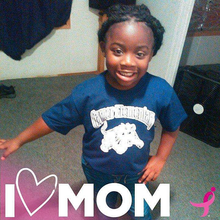 Lakeisha joined the competition — help win amazing prizes! black_hair, child, cool, face, forehead, hair, hairstyle, happy, head, joy, people, person, photo_caption, product, shirt, sleeve, smile, sportswear, style, t_shirt