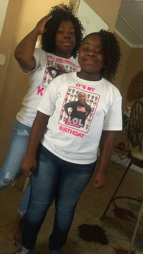 Lakeisha is registered to the contest to win money with this photo: child, cool, daughter, fun, hip, person, t_shirt, top
