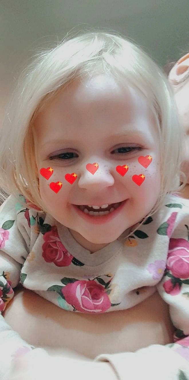 Elena is registered to the contest to win money with this photo: baby, cheek, child, face, head, joy, lip, mouth, nose, person, skin, smile, toddler