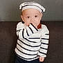 Eden a rejoint le concours — aidez-le/la à gagner de superbes lots ! baby, baby_toddler_clothing, bonnet, cap, cheek, child, costume_accessory, costume_hat, couch, ear, headgear, organ, photo_shoot, photograph, portrait, portrait_photography, skin, sleeve, standing, toddler