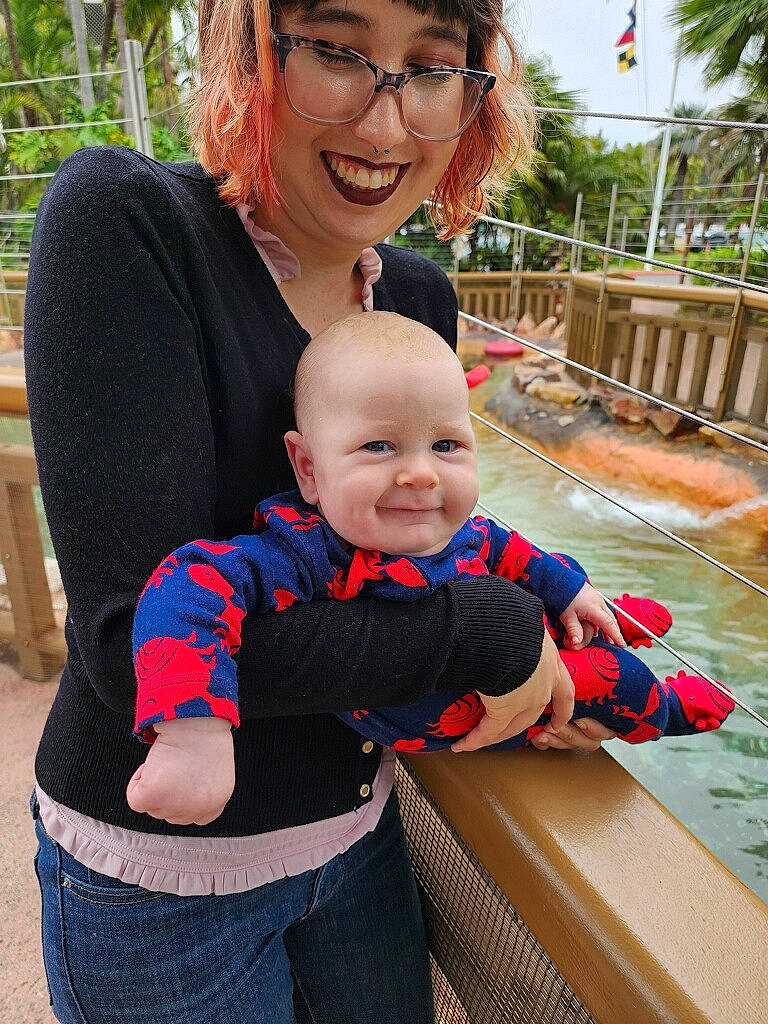 Gray joined the competition — help win amazing prizes! baby, baby_toddler_clothing, child, clothing, event, eyewear, fun, glasses, happy, jeans, joy, leisure, person, plant, recreation, skin, smile, t_shirt, toddler, travel