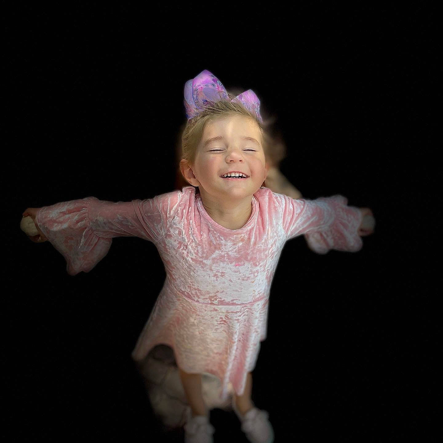 Adalyn joined the competition — help win amazing prizes! arm, baby_toddler_clothing, child, dress, entertainment, event, face, fashion_design, flash_photography, fun, gesture, happy, head, joy, leg, magenta, performing_arts, person, pink, sleeve