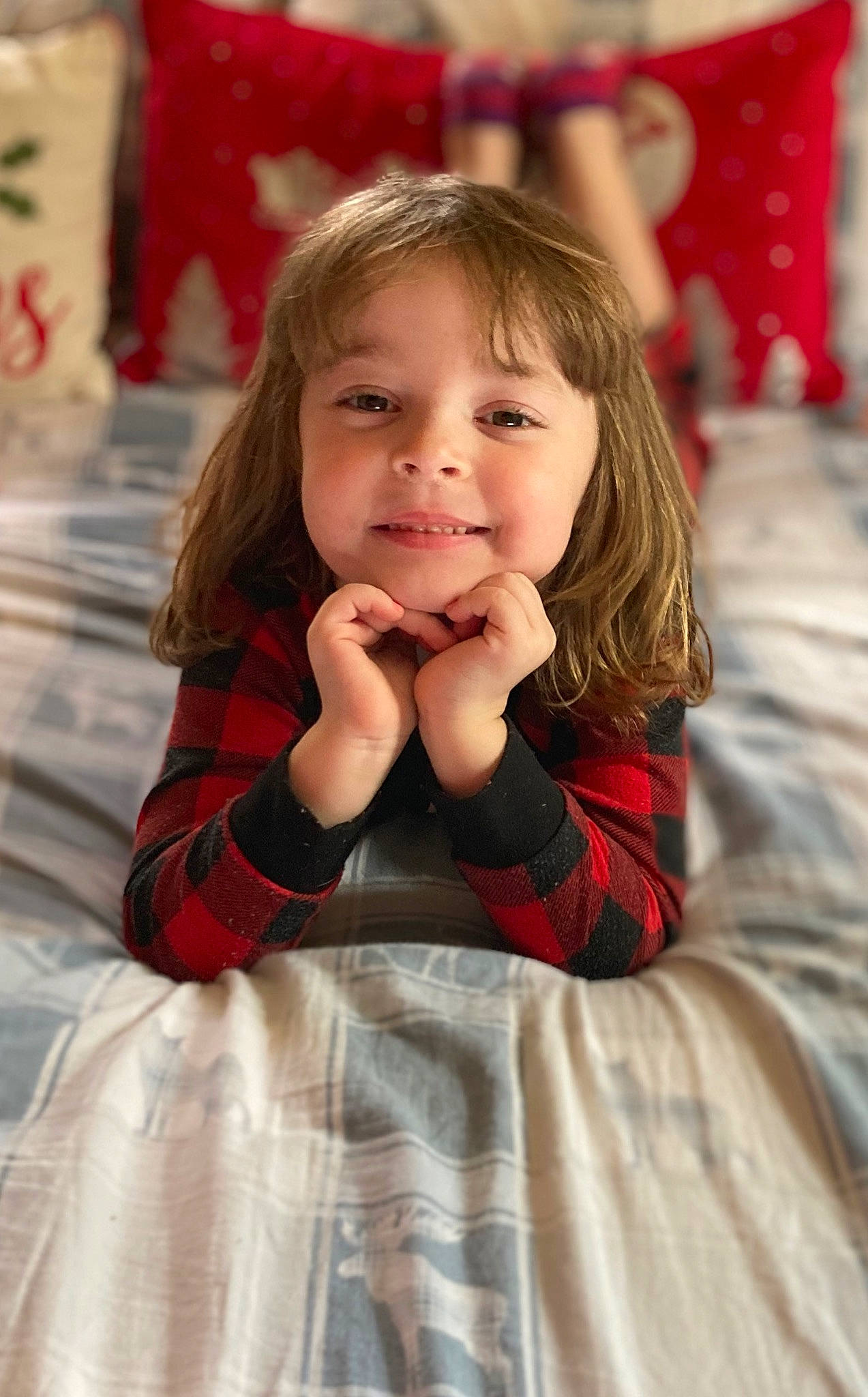 Cheyenne joined the competition — help win amazing prizes! cheek, clothing, dress, eye, face, floor, flooring, fun, hairstyle, happy, head, iris, joy, lip, long_hair, person, red, skin, sleeve, smile