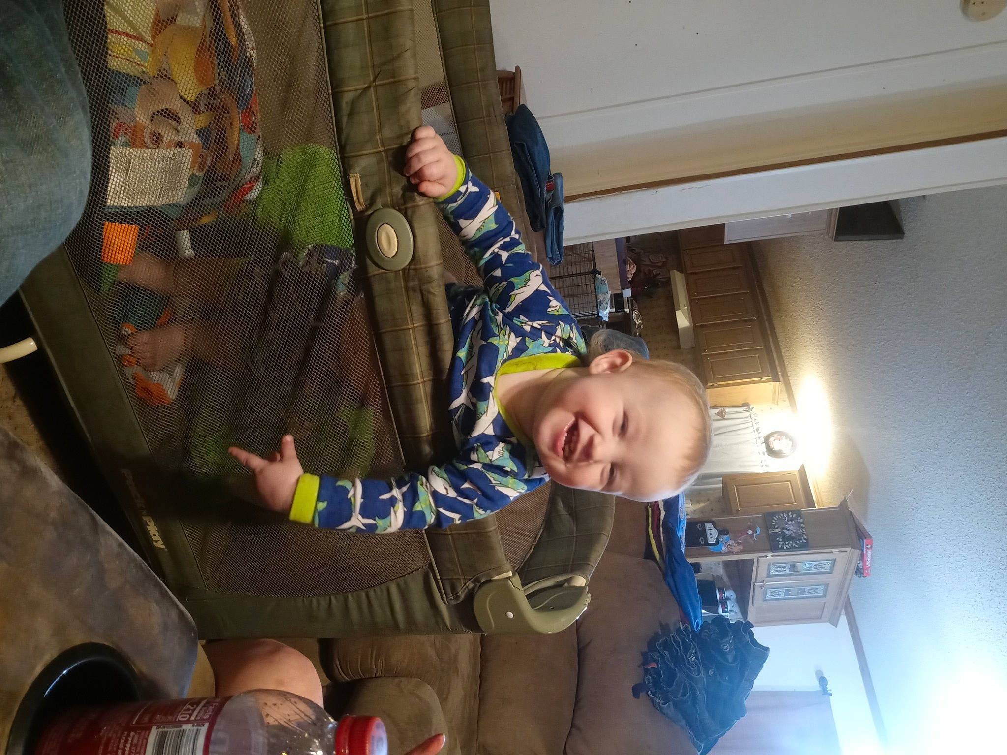 Asher joined the competition — help win amazing prizes! art, auto_part, automotive_tire, automotive_wheel_system, ceiling, chair, curtain, fun, joy, pattern, person, personal_protective_equipment, room, smile, suit, toddler, tree, vehicle_door