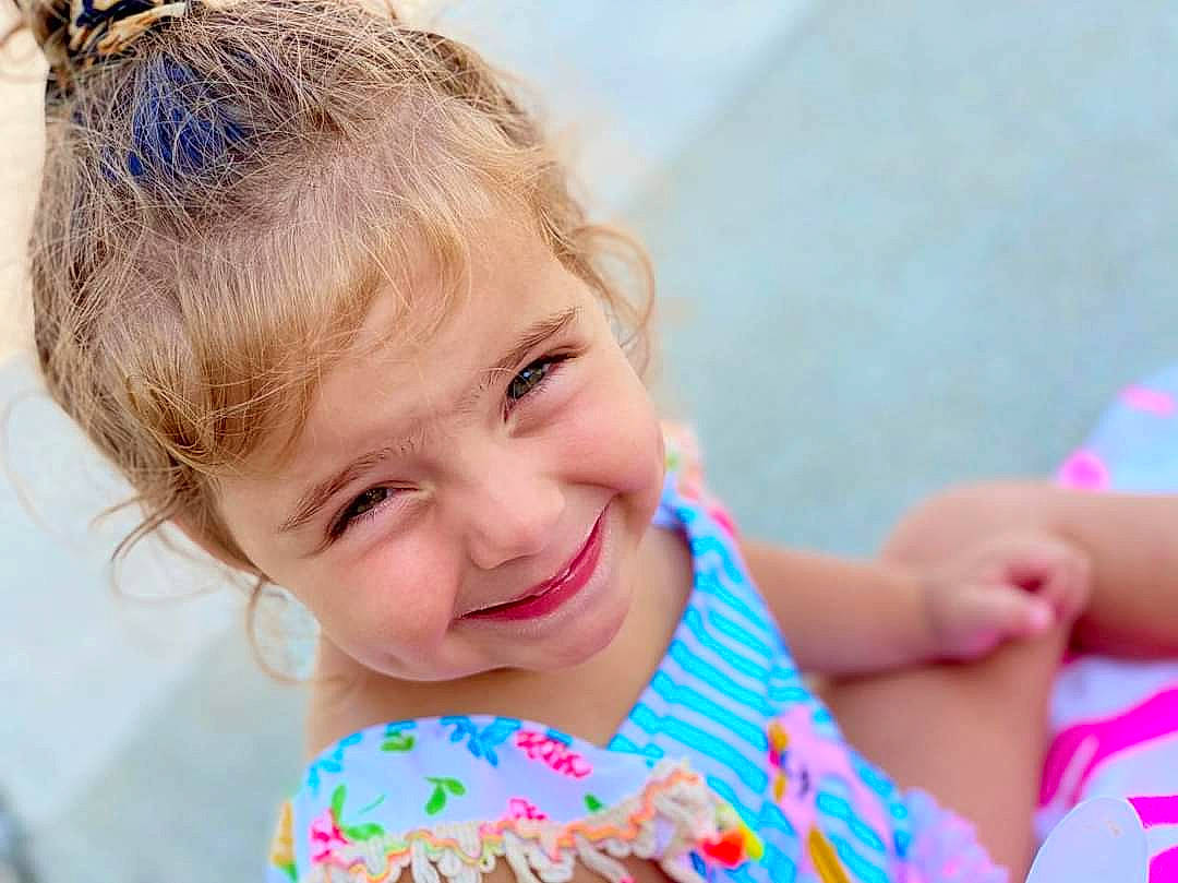 Zendaya joined the competition — help win amazing prizes! baby, baby_toddler_clothing, bathing, beauty, blond, child, dress, eye, face, facial_expression, fun, grass, happy, joy, leisure, people, person, skin, smile, summer