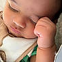 baby, sleeping, face, hand, blanket, closeup, child, peaceful, soft, cute, infant, resting, eyelashes, chubby_cheeks, cozy, nap, portrait, skin, warm, toddler