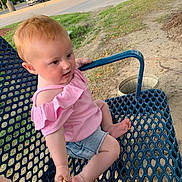 Aniyah joined the competition — help win amazing prizes! baby, city, clothing, face, grass, head, nature, outdoors, pants, park, person, photography, plant, portrait, road, shorts, sitting, street, summer, urban