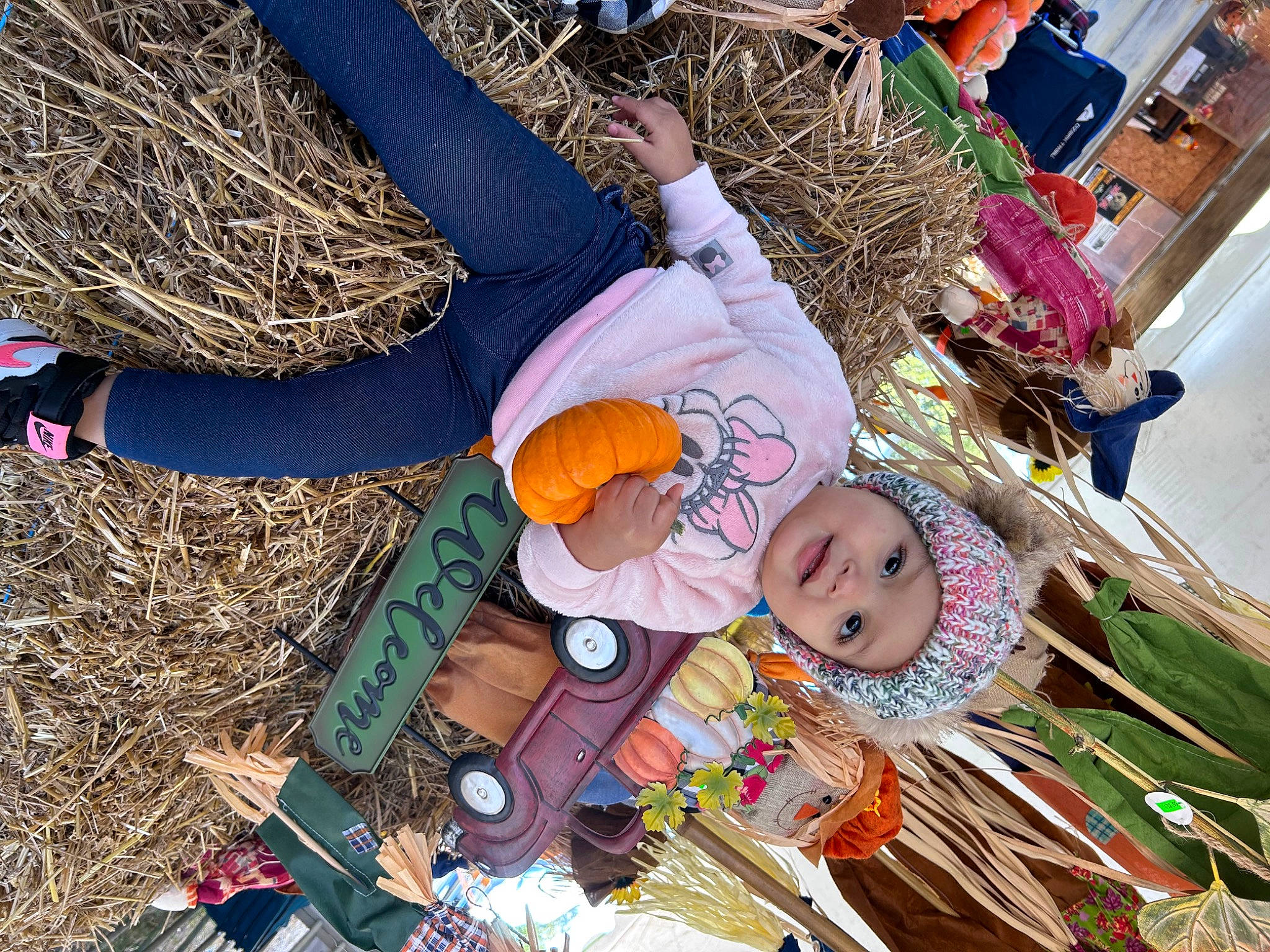 Jhariah joined the competition — help win amazing prizes! art, baby, child, event, fun, grass, hay, headwear, joy, leisure, person, soil, textile, toddler, toy