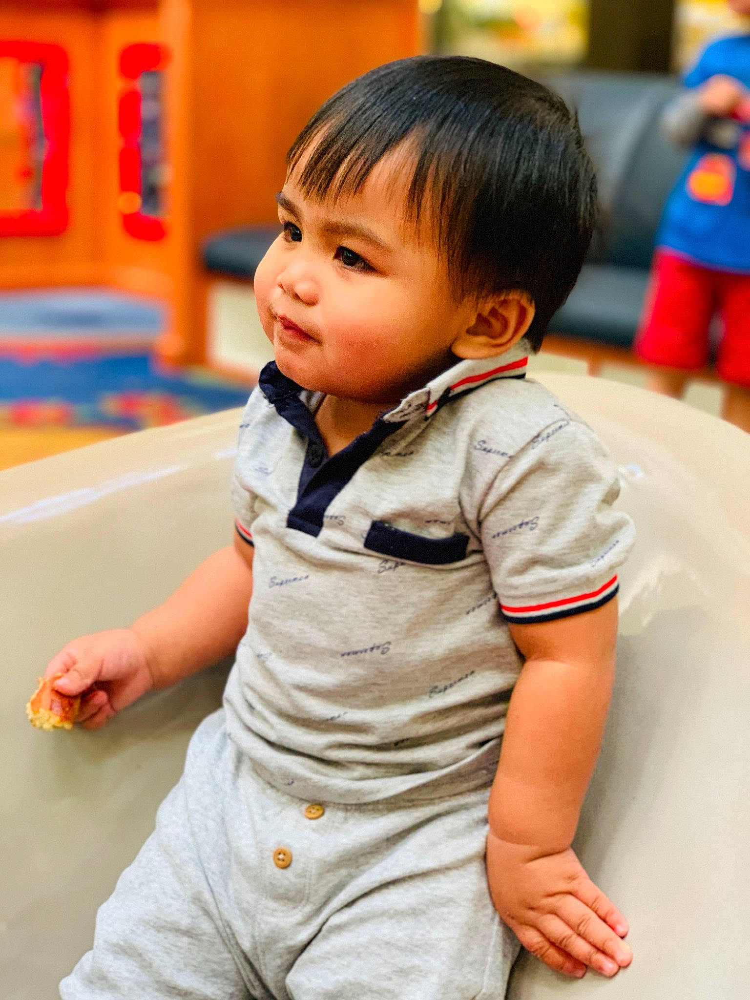 Marco is registered to the contest to win money with this photo: baby, beauty, cheek, child, person, play, skin, smile, toddler