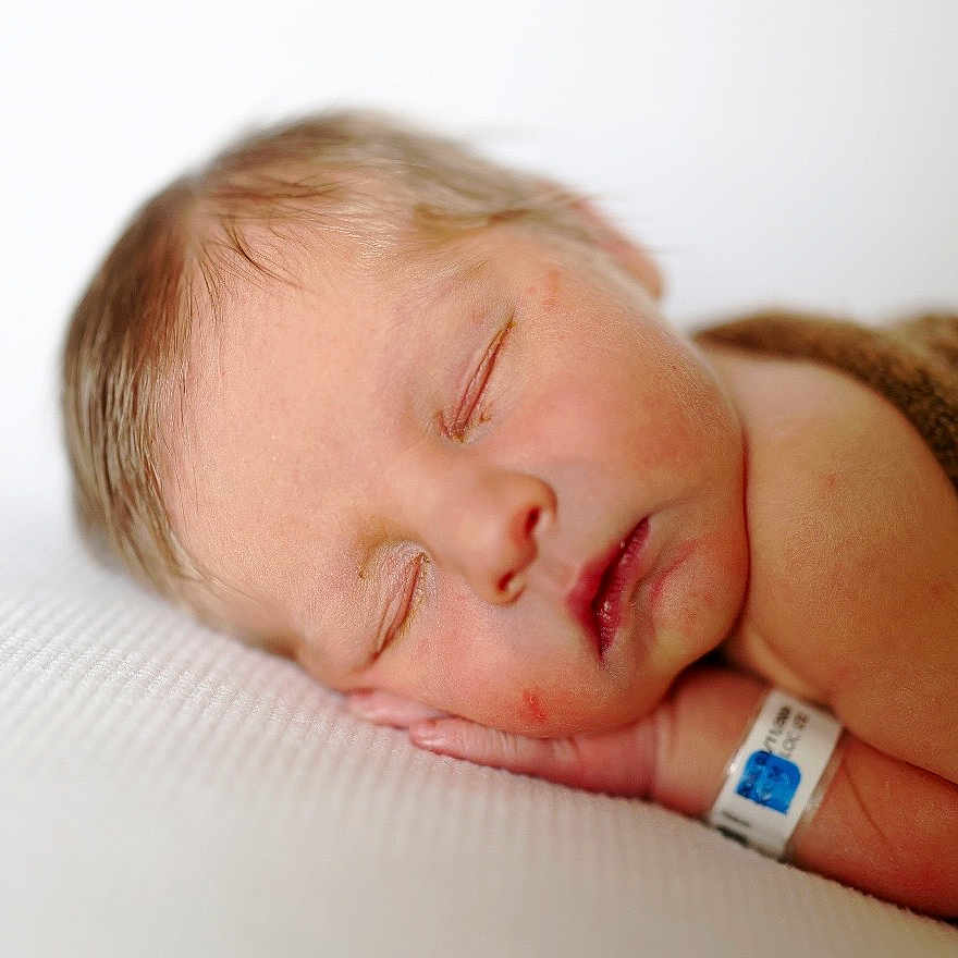 Sebastian joined the competition — help win amazing prizes! newborn, baby, sleeping, infant, face, hand, blanket, hospital_bracelet, skin, peaceful, resting, portrait, closeup, soft, young, child, indoors, quiet, cute, sleep