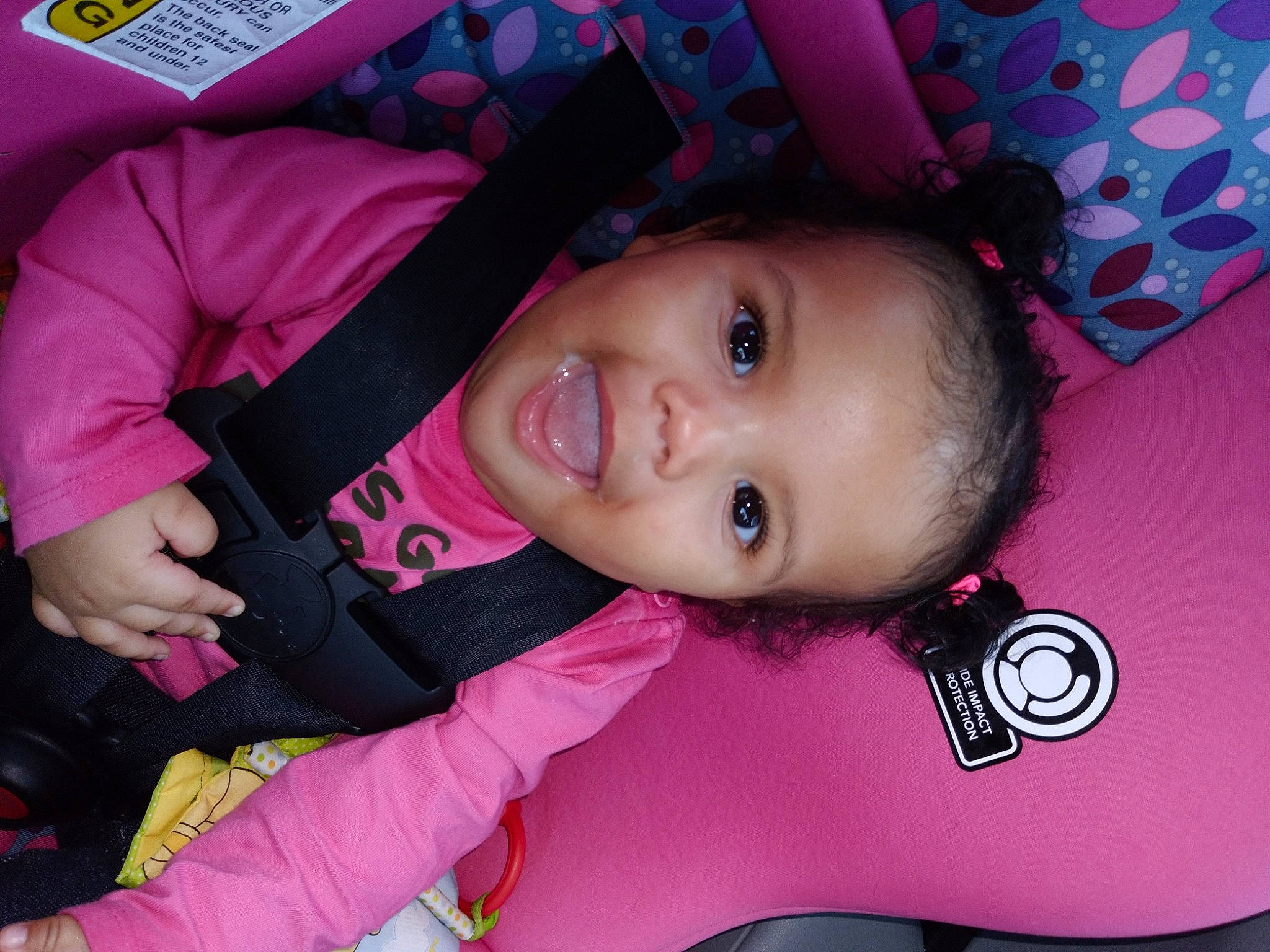 Jonai joined the competition — help win amazing prizes! black_hair, cheek, chin, cool, eyebrow, eyelash, facial_expression, happy, human, iris, lip, mouth, nose, person, pink, purple, skin, smile, textile, toddler