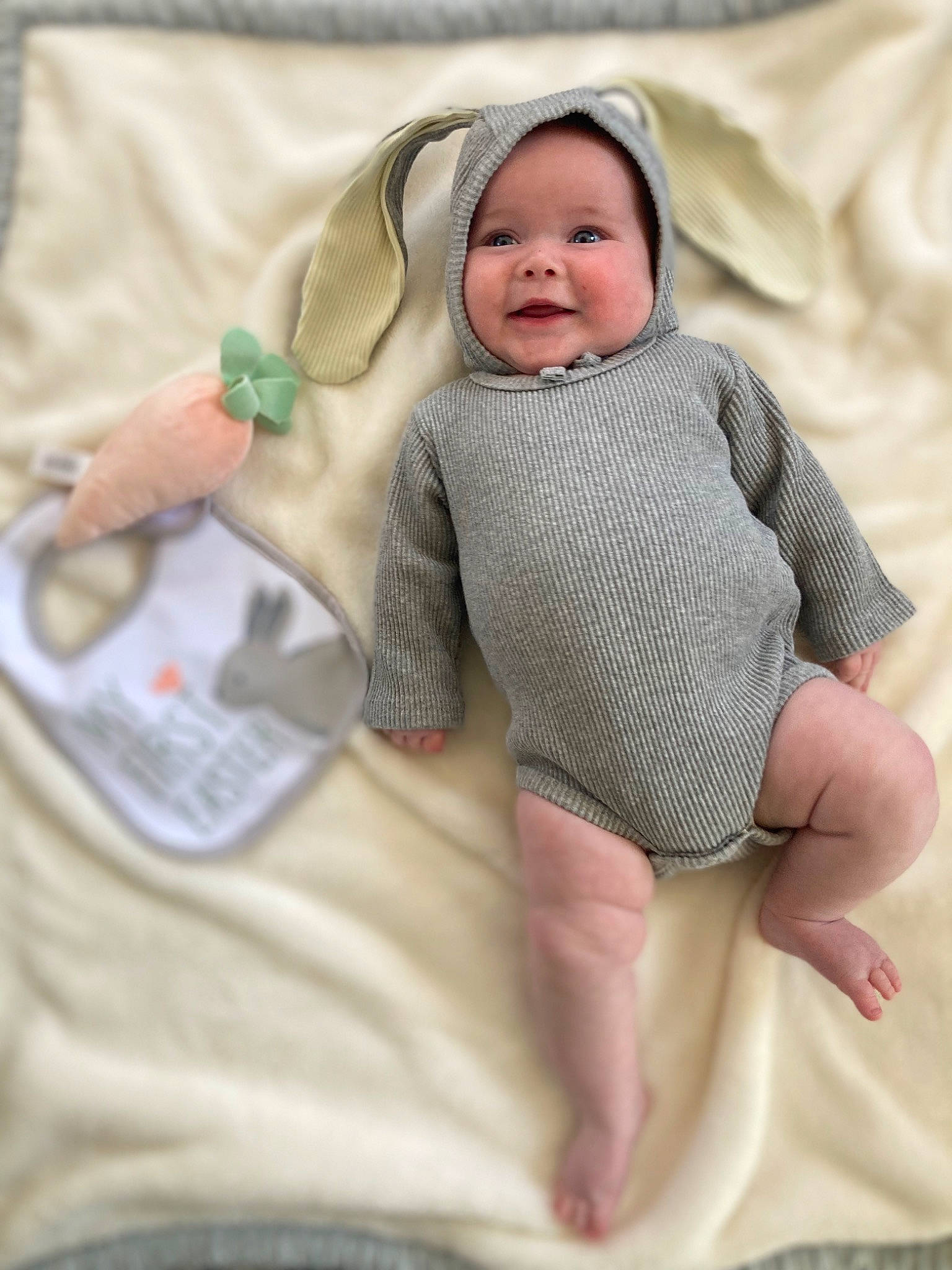 Judson is registered to the contest to win money with this photo: arm, baby, baby_products, baby_safety, baby_sleeping, baby_toddler_clothing, cheek, child, comfort, eye, face, finger, hand, head, headwear, human_body, joy, linens, person, skin