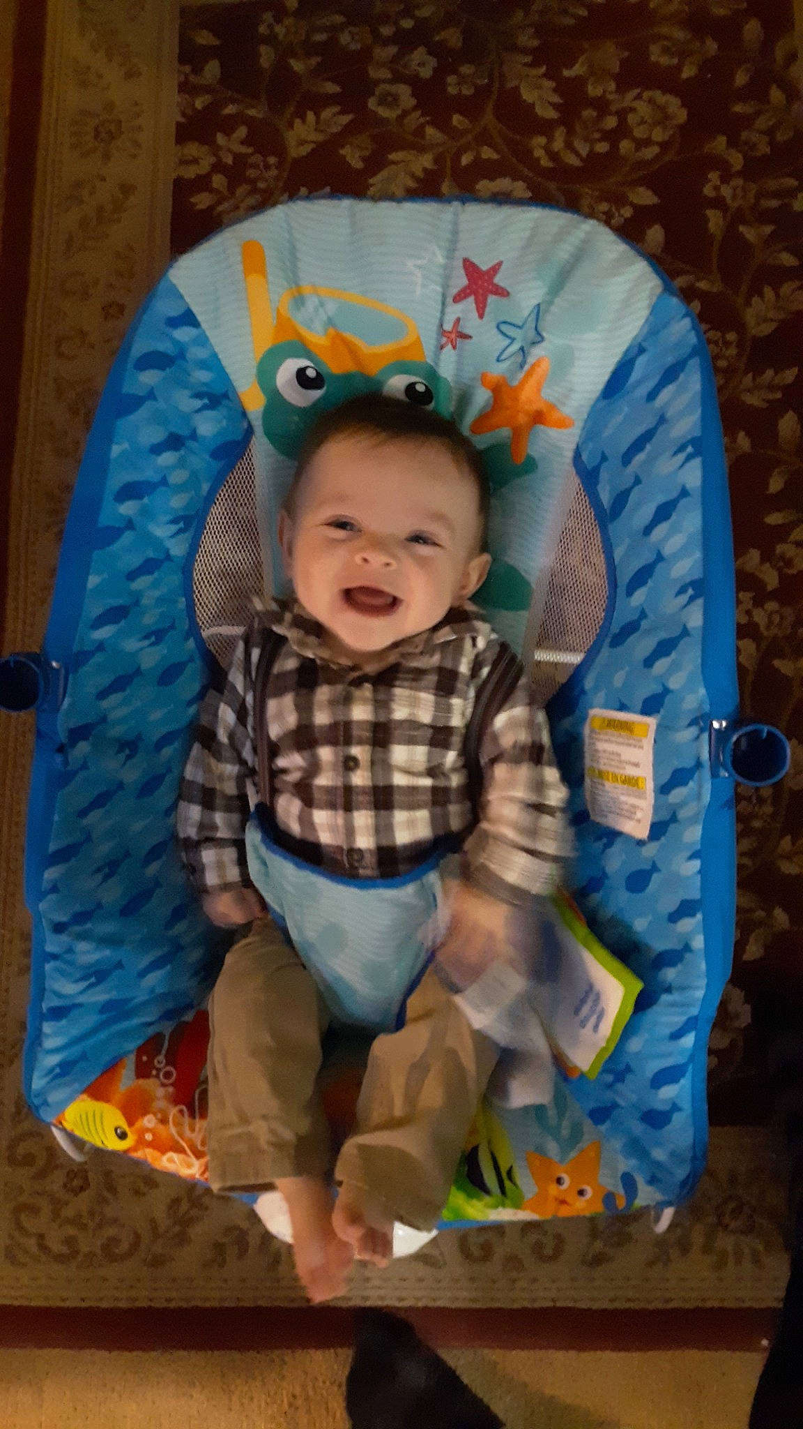 Liam joined the competition — help win amazing prizes! baby, child, person, play, product, smile, toddler, toy