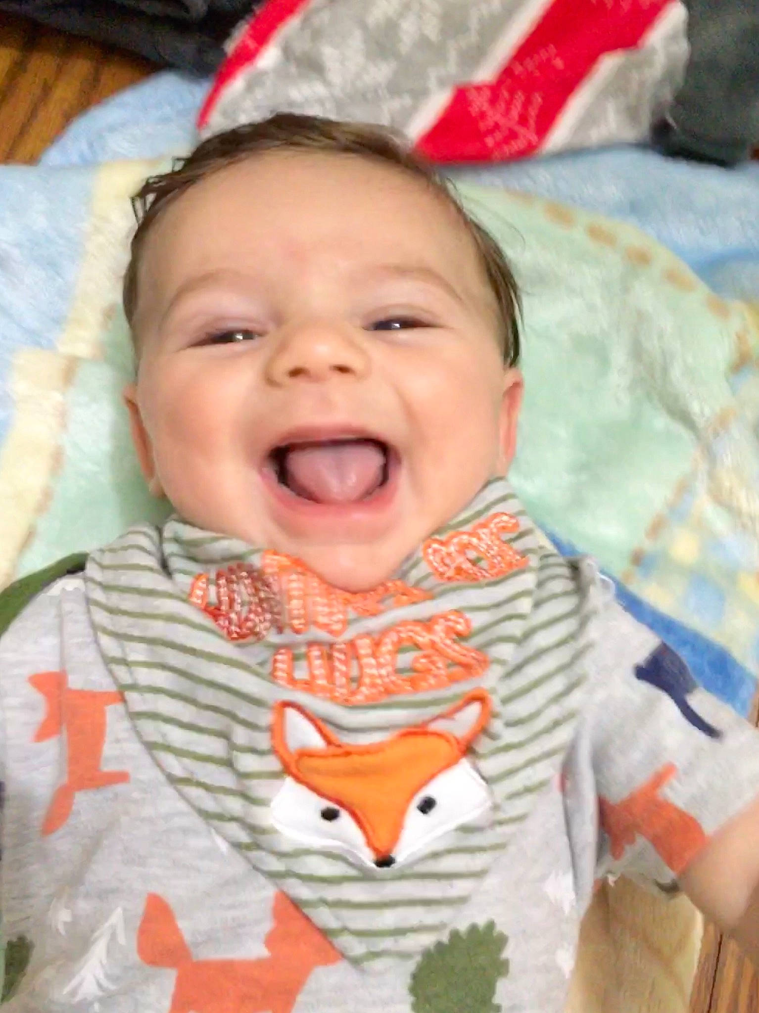 Arian is registered to the contest to win money with this photo: baby, baby_laughing, baby_making_funny_faces, cheek, child, face, facial_expression, head, laugh, lip, mouth, nose, person, smile, toddler, yawn
