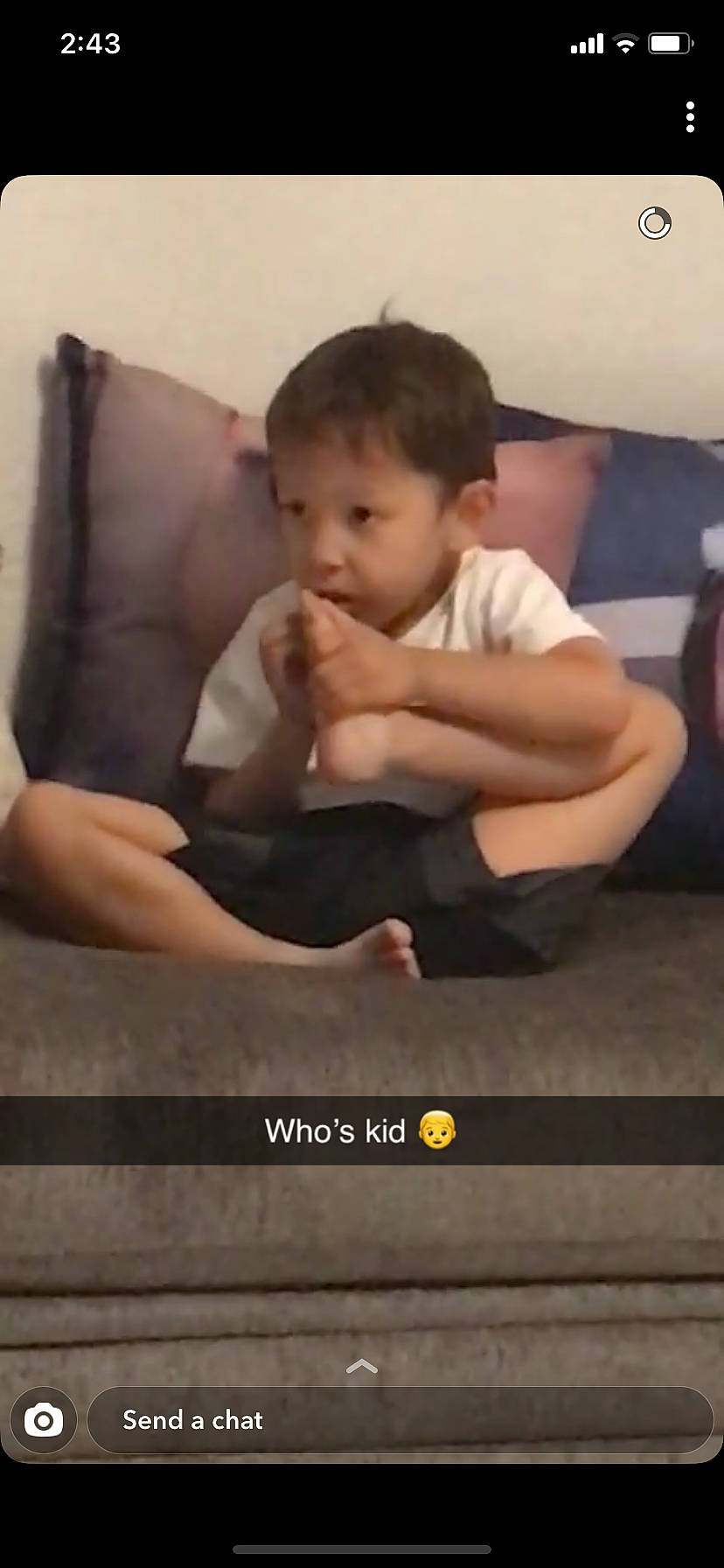 Jeovani is registered to the contest to win money with this photo: baby, barefoot, child, comfort, elbow, facial_expression, finger, flash_photography, flooring, fun, gesture, hand, happy, hardwood, mammal, person, product, thigh, thumb, toddler